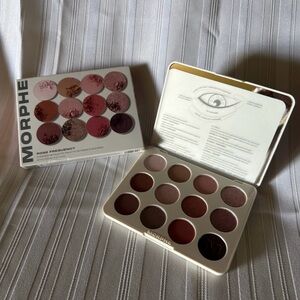Morphe Rose Frequency Eyeshadow Palette - Pink and Brown Shades